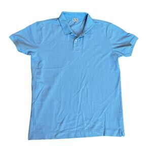 Son of a Tailor Organic Cotton Polo Shirt Blue Men’s Medium (04R)